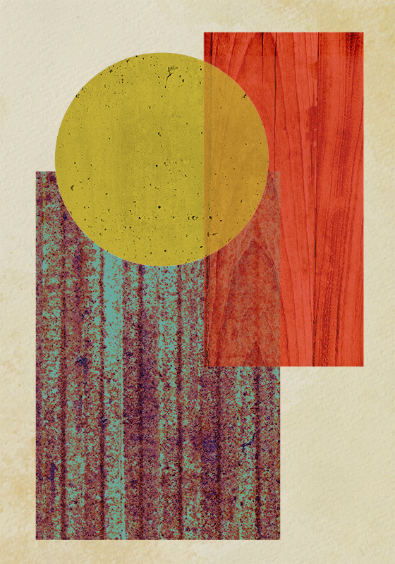 Original Bauhaus Geometrie Plakat - TenStickers