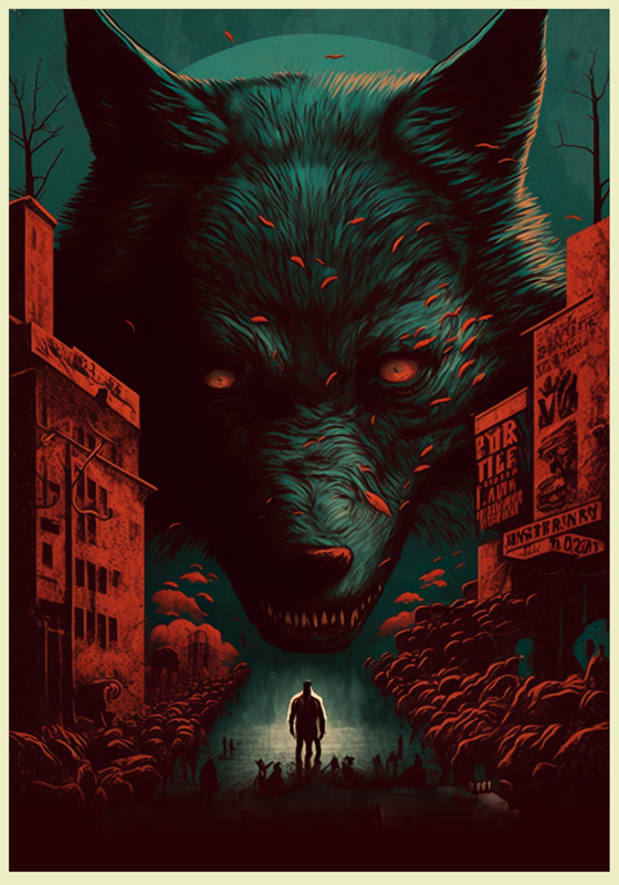 Poster der Wolf Filmplakat - TenStickers