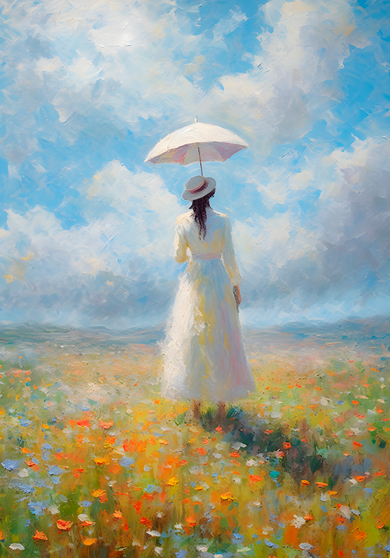 Kunstdruck Impressionismus Printemps - TenStickers