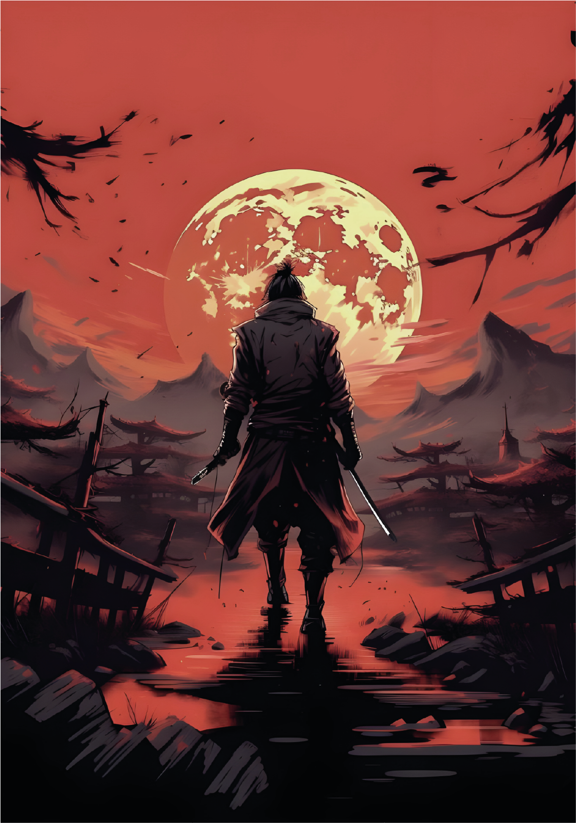 Poster Teenager Anime Krieger - TenStickers