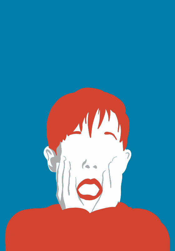 Poster verängstigtes Kind - TenStickers