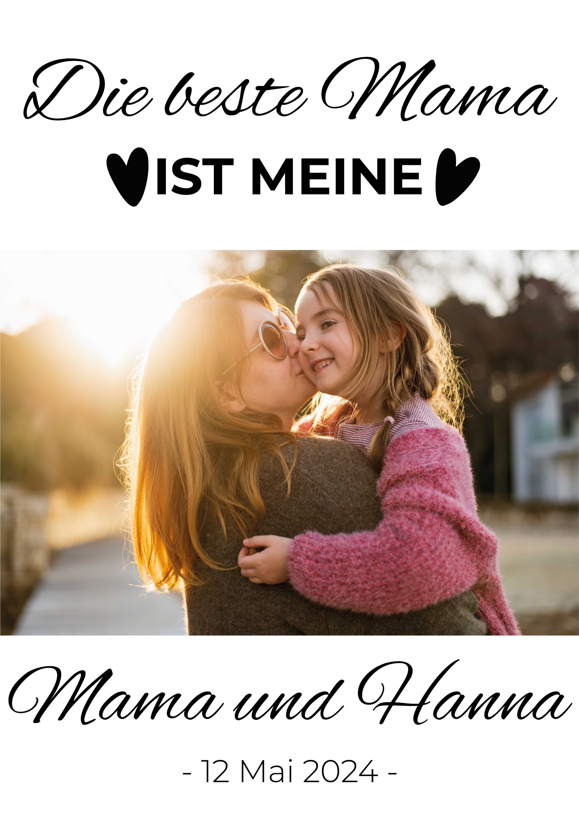 Poster sonstige Events die beste mama - TenStickers