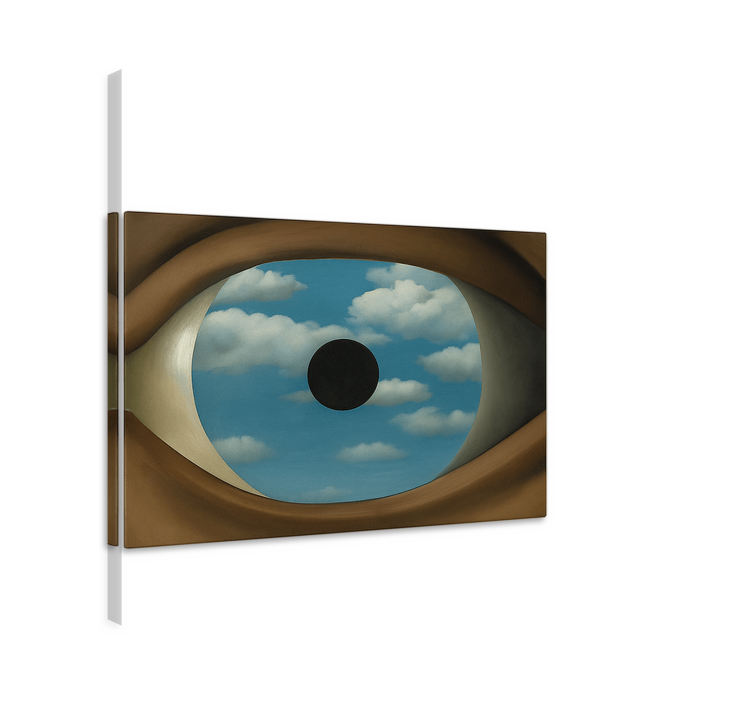 Kunst auf Leinwand der falsche spiegel - TenStickers