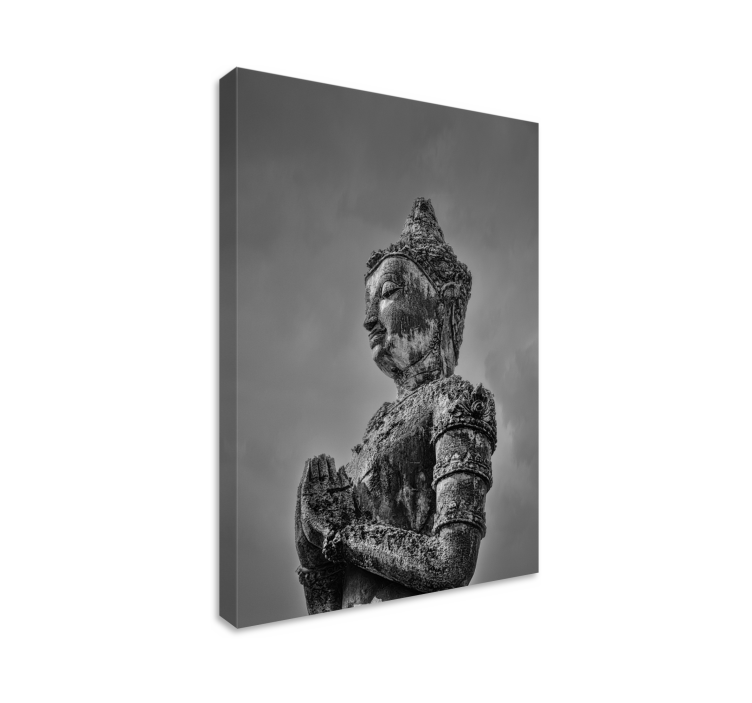 Wandbild Buddha Graue buda - TenStickers