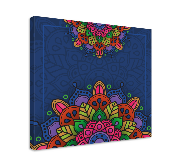Mandala wandbilder mit filigranem mandala-muster - TenStickers