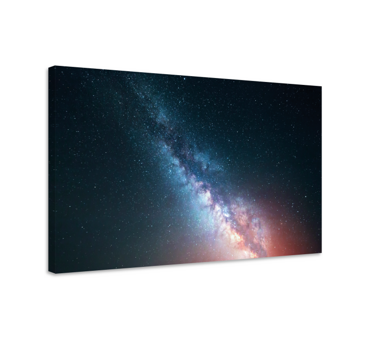 Wandbild Wohnzimmer Galaxie - TenStickers