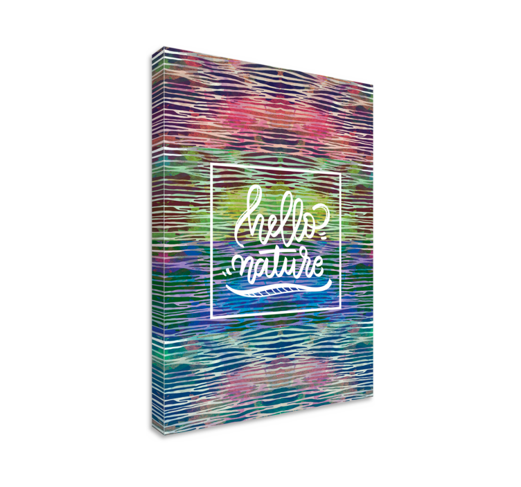 Wandbilder sprüche begrüße die natur - TenStickers