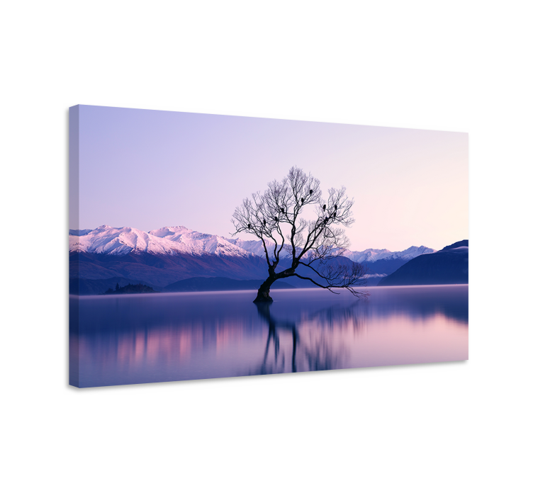 Wandbilder landschaft stille bergverklang - TenStickers