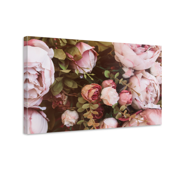 Leinwandbild elegantes blumenarrangement - TenStickers