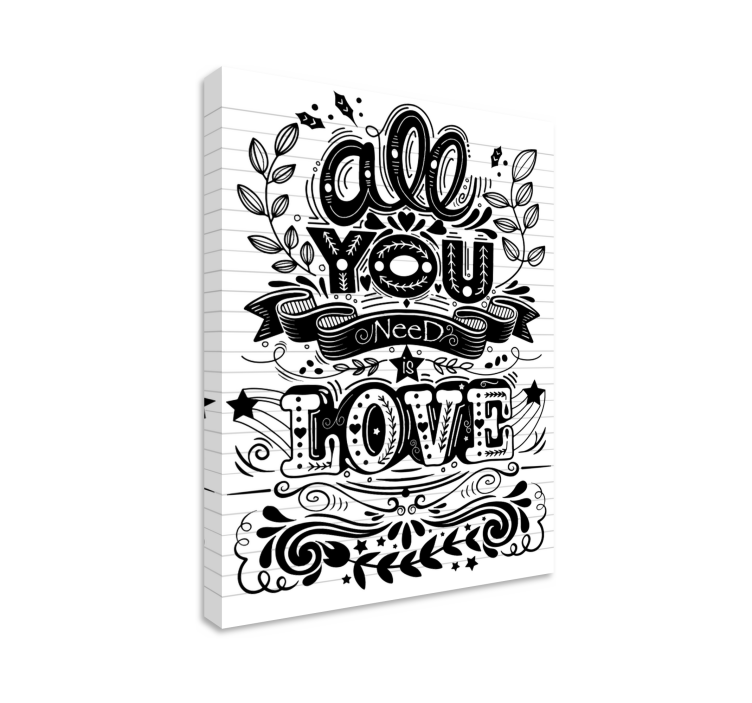 Wandbilder sprüche alles was du brauchst - TenStickers