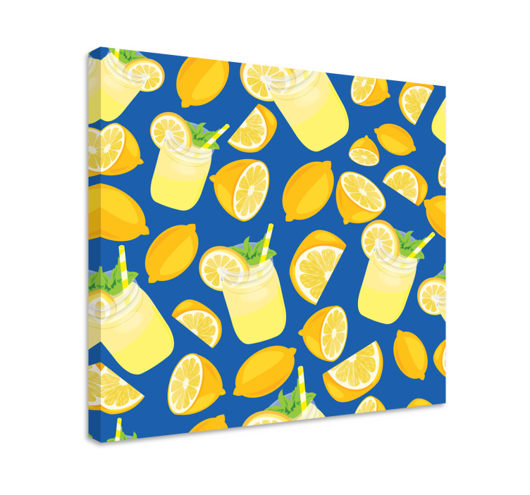 Leinwandbild Obst limonade und zitrus - TenStickers