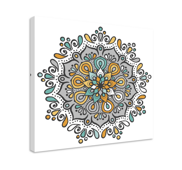 Mandala wandbilder mit filigranem design - TenStickers