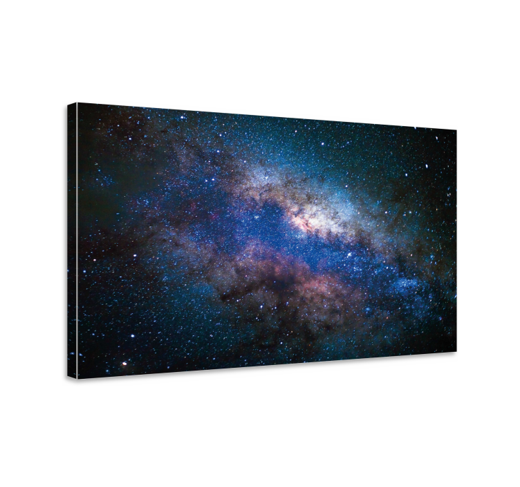 Wandbilder Landschaft Stille galaxie mit sternen - TenStickers