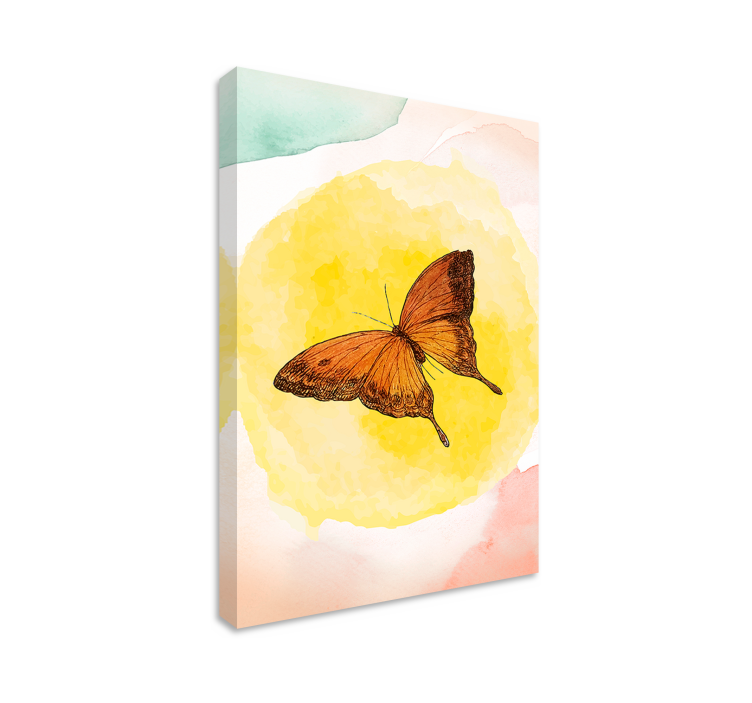 Wandbild schmetterling elegantes design - TenStickers