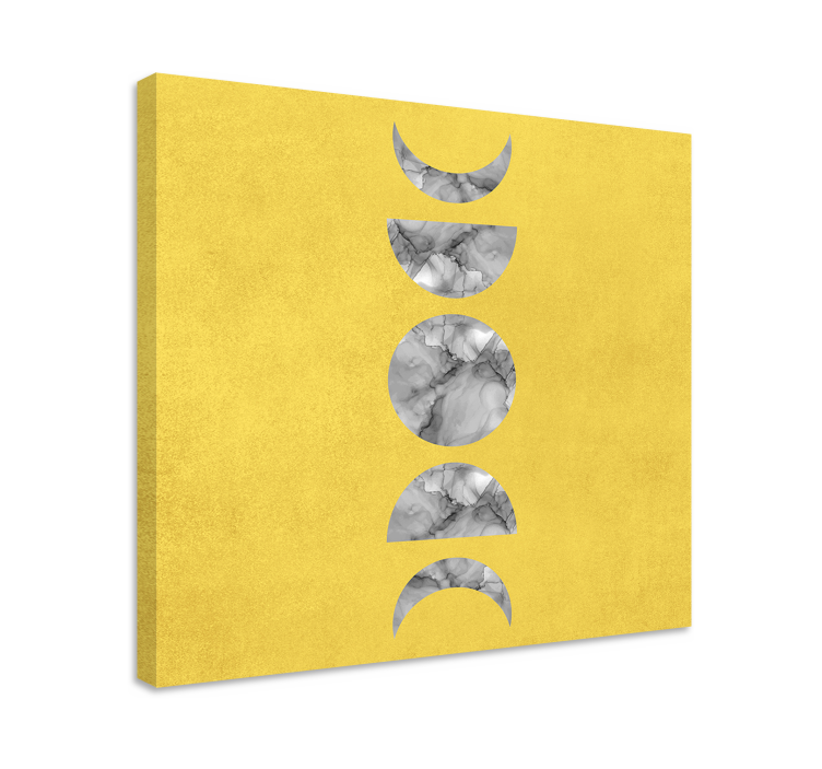 Leinwandbild abstrakt phasen der natur - TenStickers