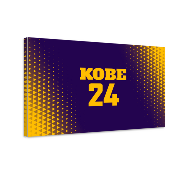 Leinwandbild sport kobe 24 design - TenStickers