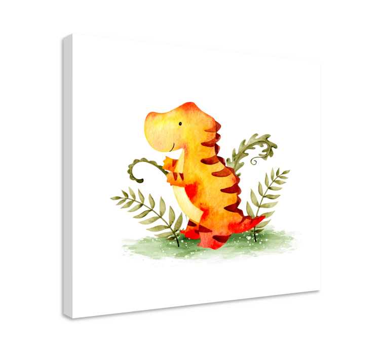 Dinosaurier wandbild niedlicher baby dinosaurier - TenStickers