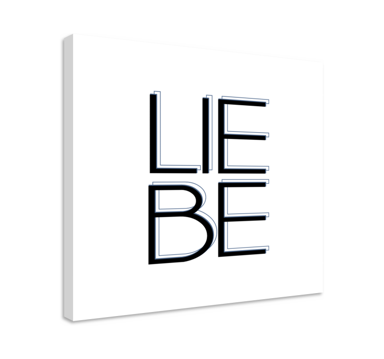 Wandbilder sprüche typografische ausdrucksformen - TenStickers