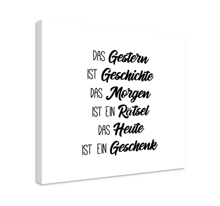 Wandbilder Motivation Gestern ist geschichte - TenStickers