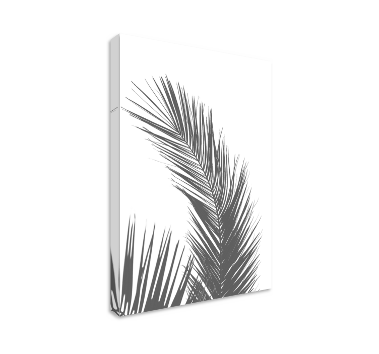 Leinwandbild elegante palmenfrond - TenStickers