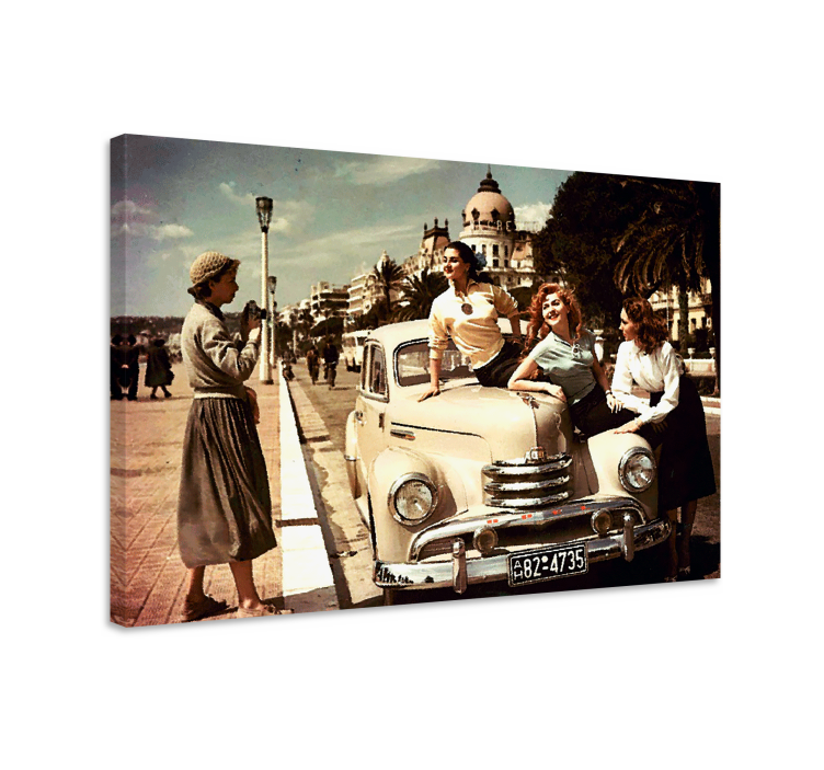 Wandbilder vintage mit charme klassischer autos - TenStickers