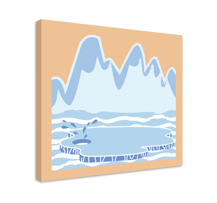 Wandbilder landschaft eisberglandschaft - TenStickers