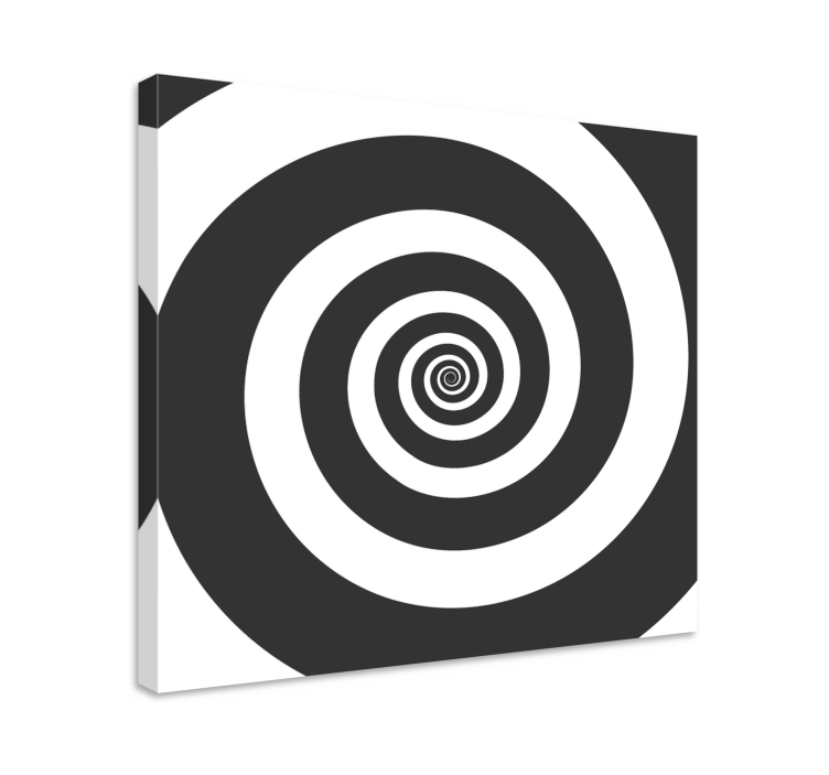 Geometrische wandbilder mit spiraldesign - TenStickers
