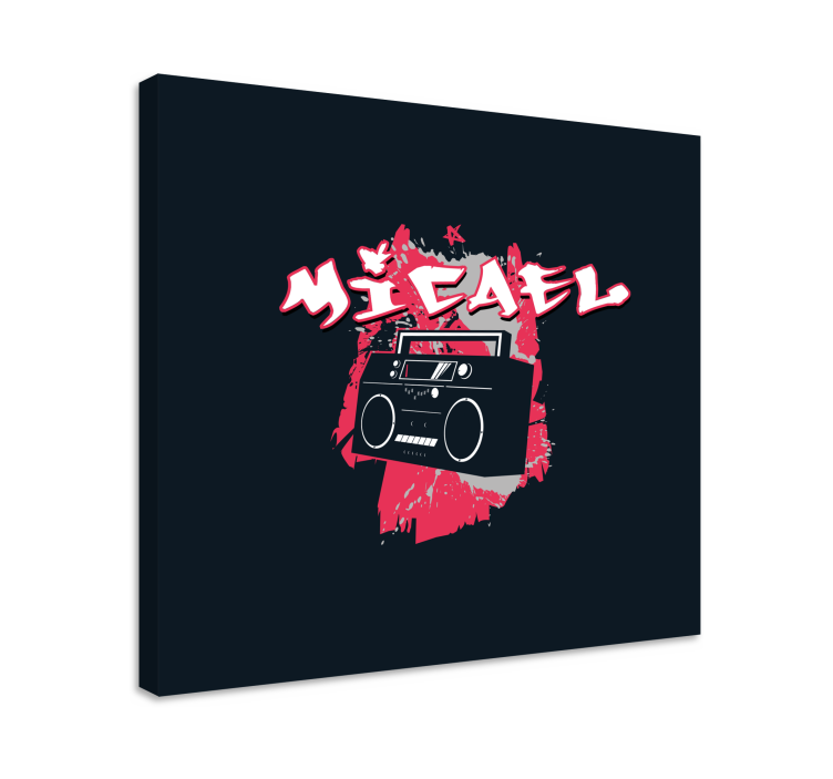 Wandbilder modern urbaner audio vibe - TenStickers