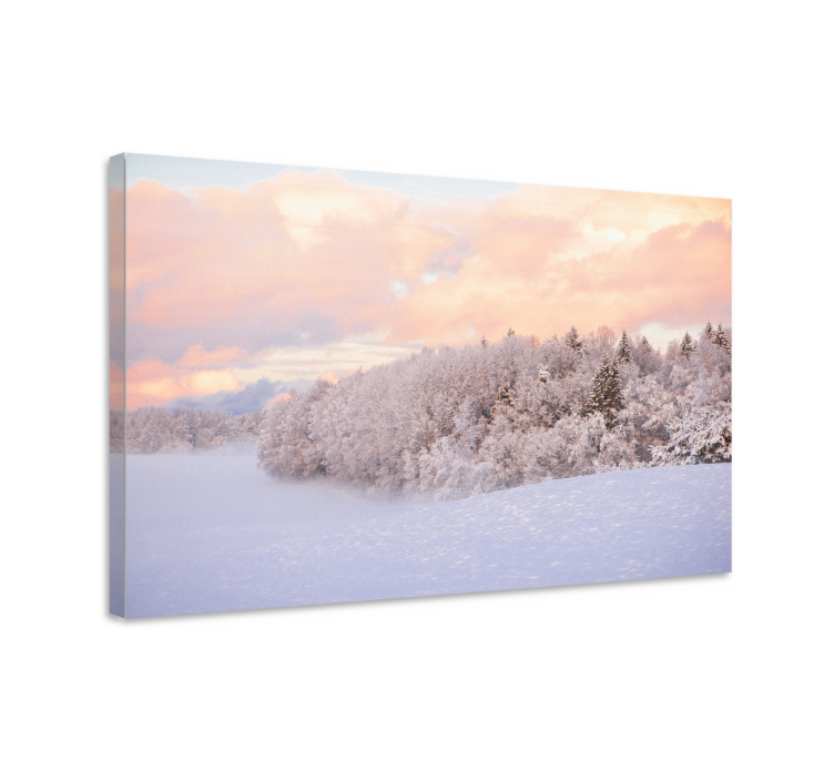 Wandbilder landschaft winterliche gelassenheit - TenStickers