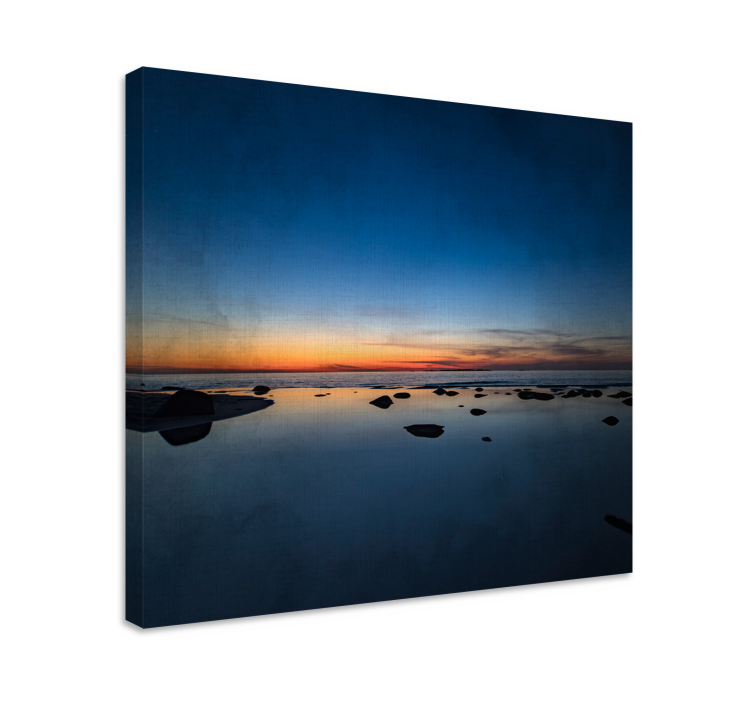 Wandbilder Landschaft ruhiges meer bei sonnenuntergang - TenStickers