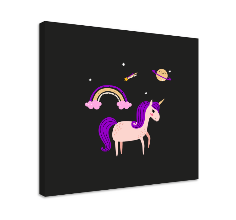 Einhorn wandbild bezauberndes einhorn traumland - TenStickers