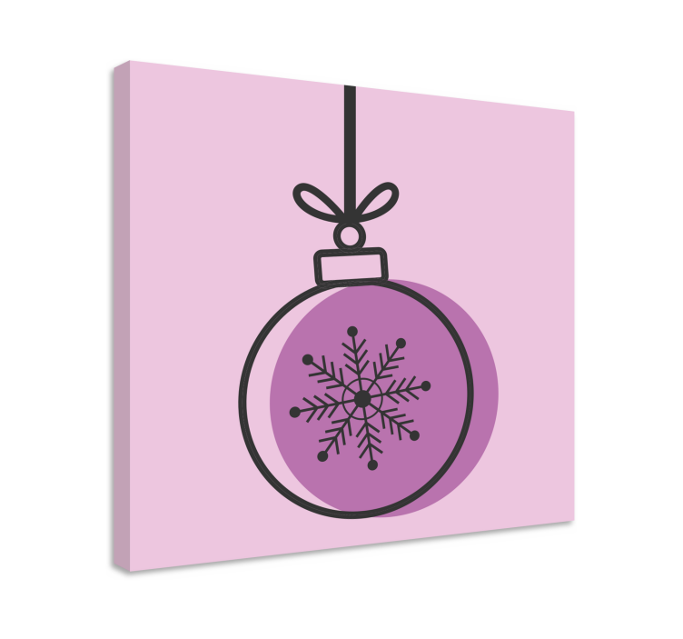 Leinwandbild sport schneeflocken ornament - TenStickers