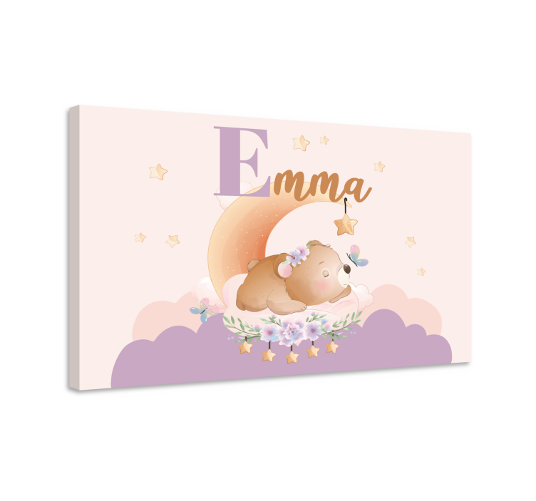 Leinwandbild babys bärchenträume - TenStickers