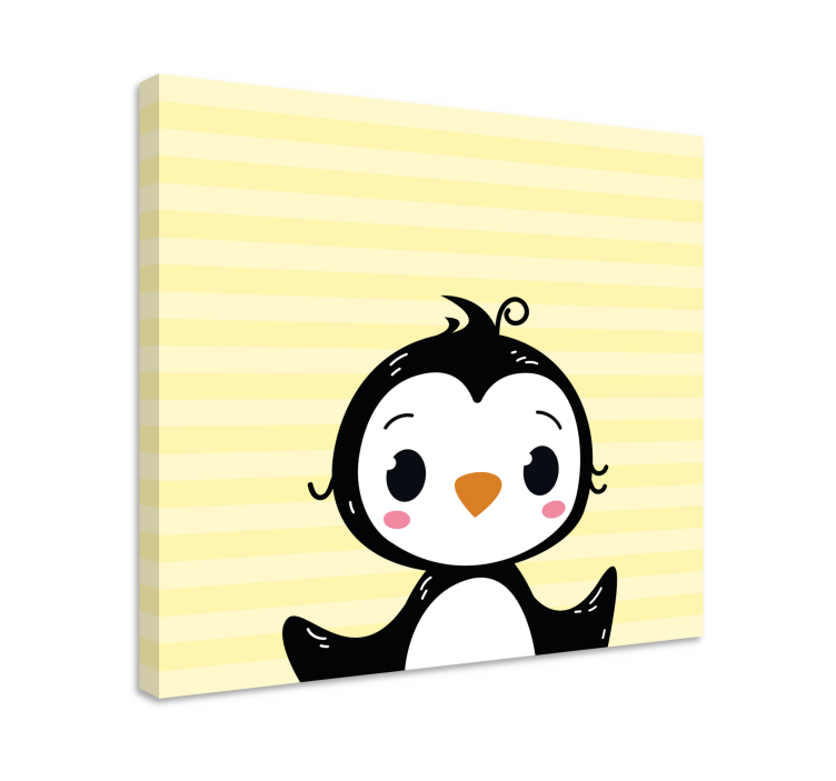Wandbild tier niedliche pinguinfigur - TenStickers