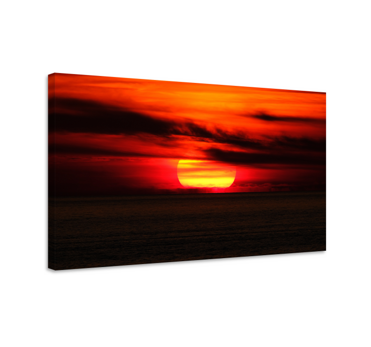 Wandbilder landschaft atemberaubender sonnenuntergang - TenStickers