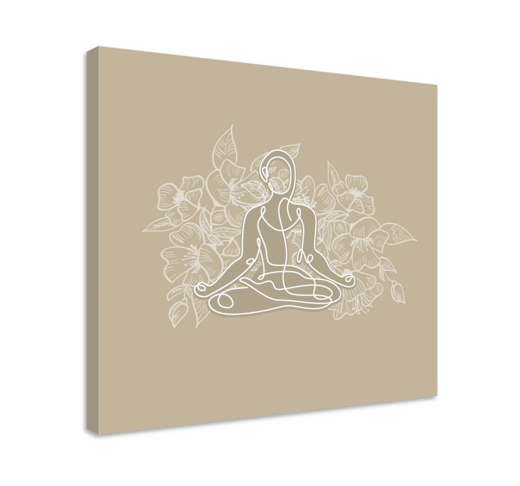 Buddha bilder leinwand ruhige buddha umrisse - TenStickers
