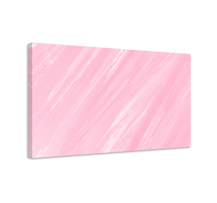 Kunst auf Leinwand Rosa farbe im kawaii-stil - TenStickers