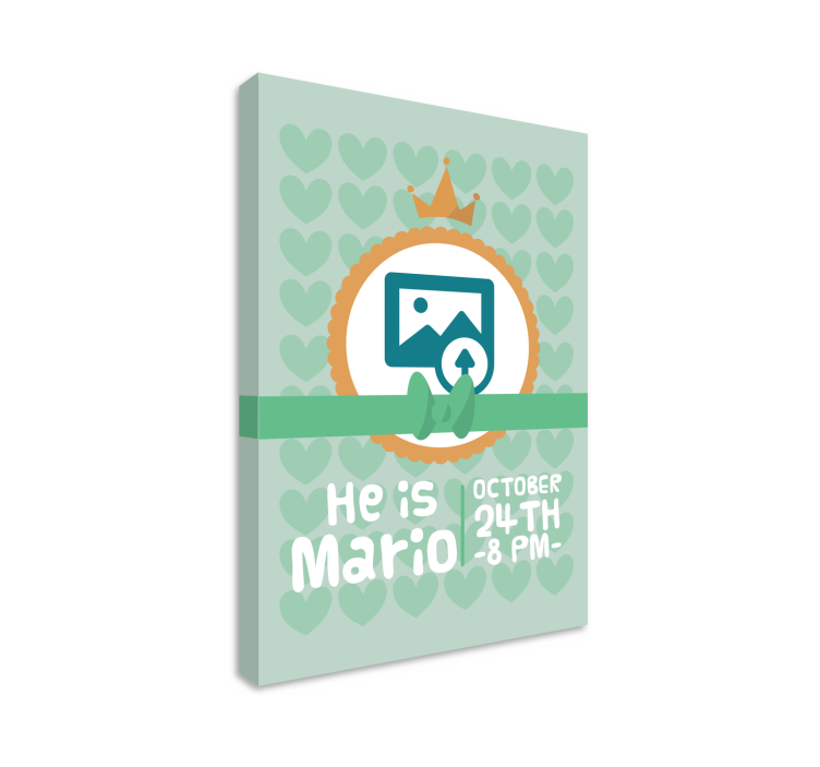 Leinwandbild babys er ist mario - TenStickers