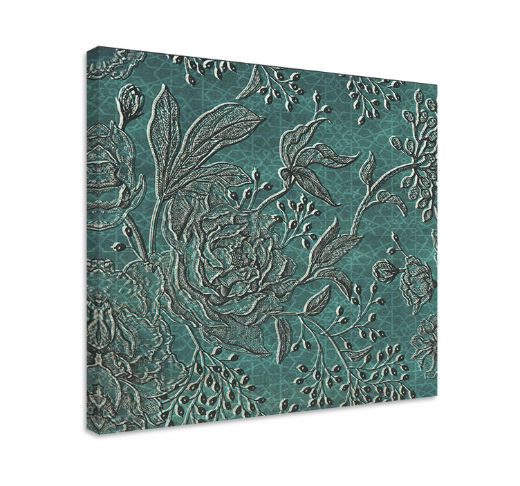 Leinwandbild elegante botanische komposition - TenStickers