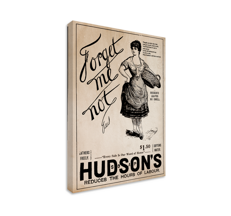 Wandbilder Vintage Retro Werbeplakat - TenStickers