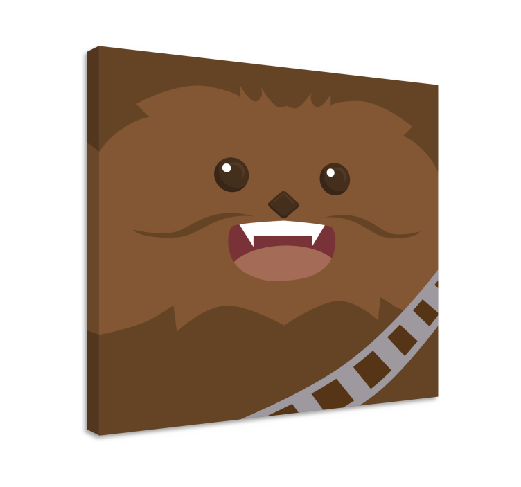 Leinwandbild mit niedlichem Chewie  - TenStickers