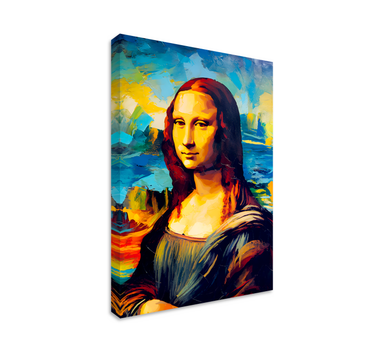 Kunst auf Leinwand Mona Lisa Impressionismus - TenStickers