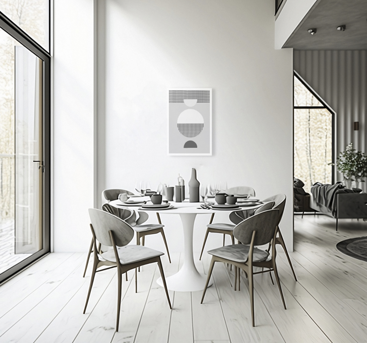 Wandbild Esszimmer Nordischer Stil - TenStickers