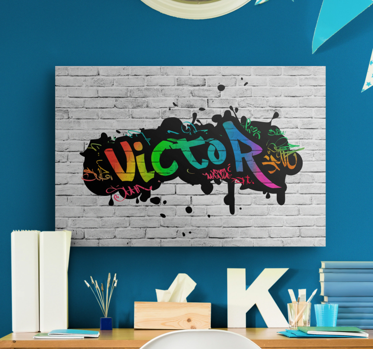 Wandbild Schlafzimmer mit Namen - TenStickers