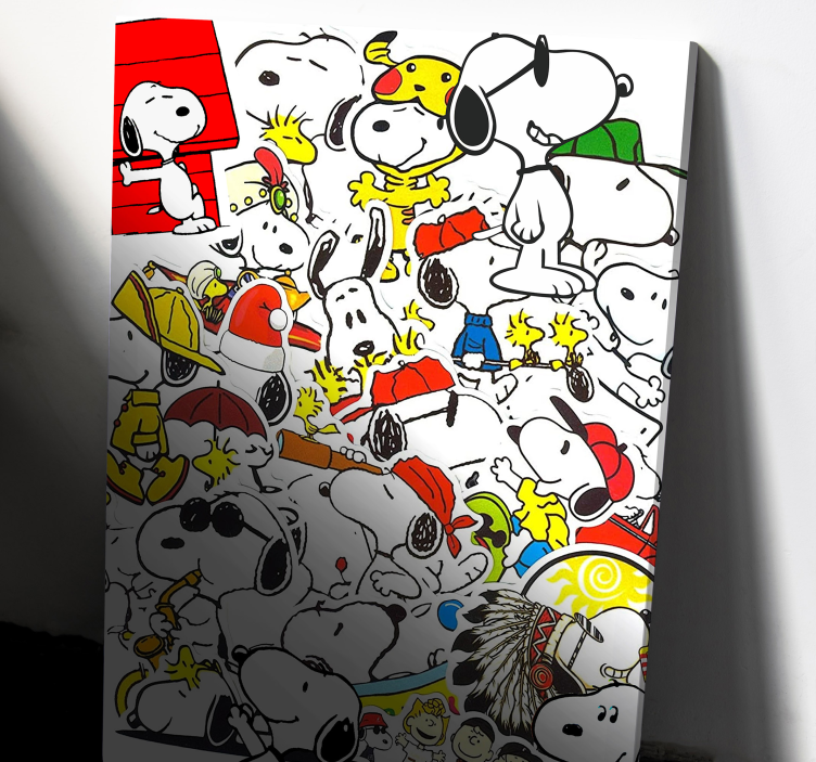Leinwandbild Kinder Snoopy charakter - TenStickers