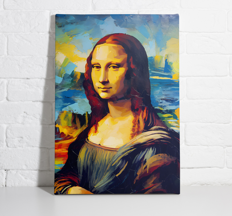 Kunst auf Leinwand Mona Lisa Impressionismus - TenStickers