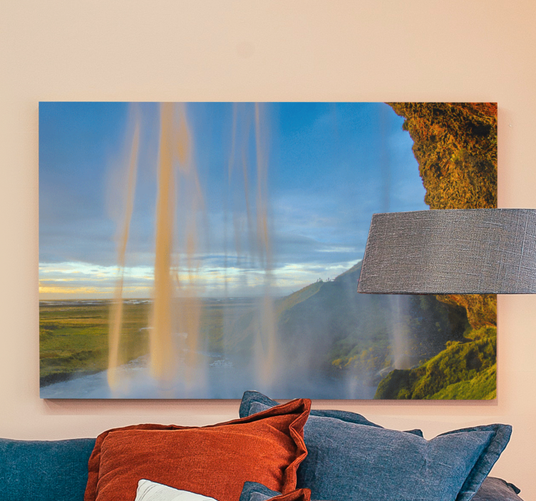 Wandbilder Landschaft wasserfall seljalandsfoss - TenStickers