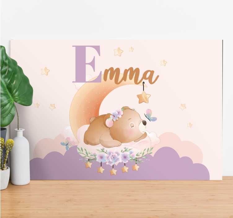 Leinwandbild babys bärchenträume - TenStickers