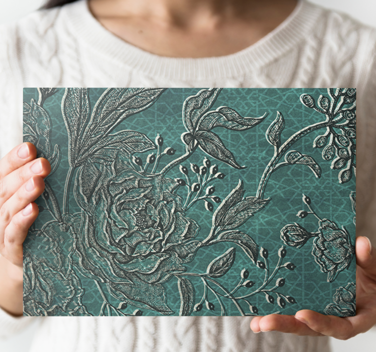 Leinwandbild elegante botanische komposition - TenStickers