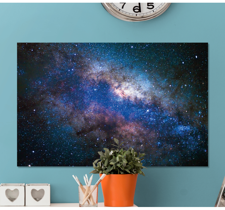 Wandbilder Landschaft Stille galaxie mit sternen - TenStickers